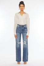 KanCan Ultra High Rise 90s Wide Leg Flare Jeans