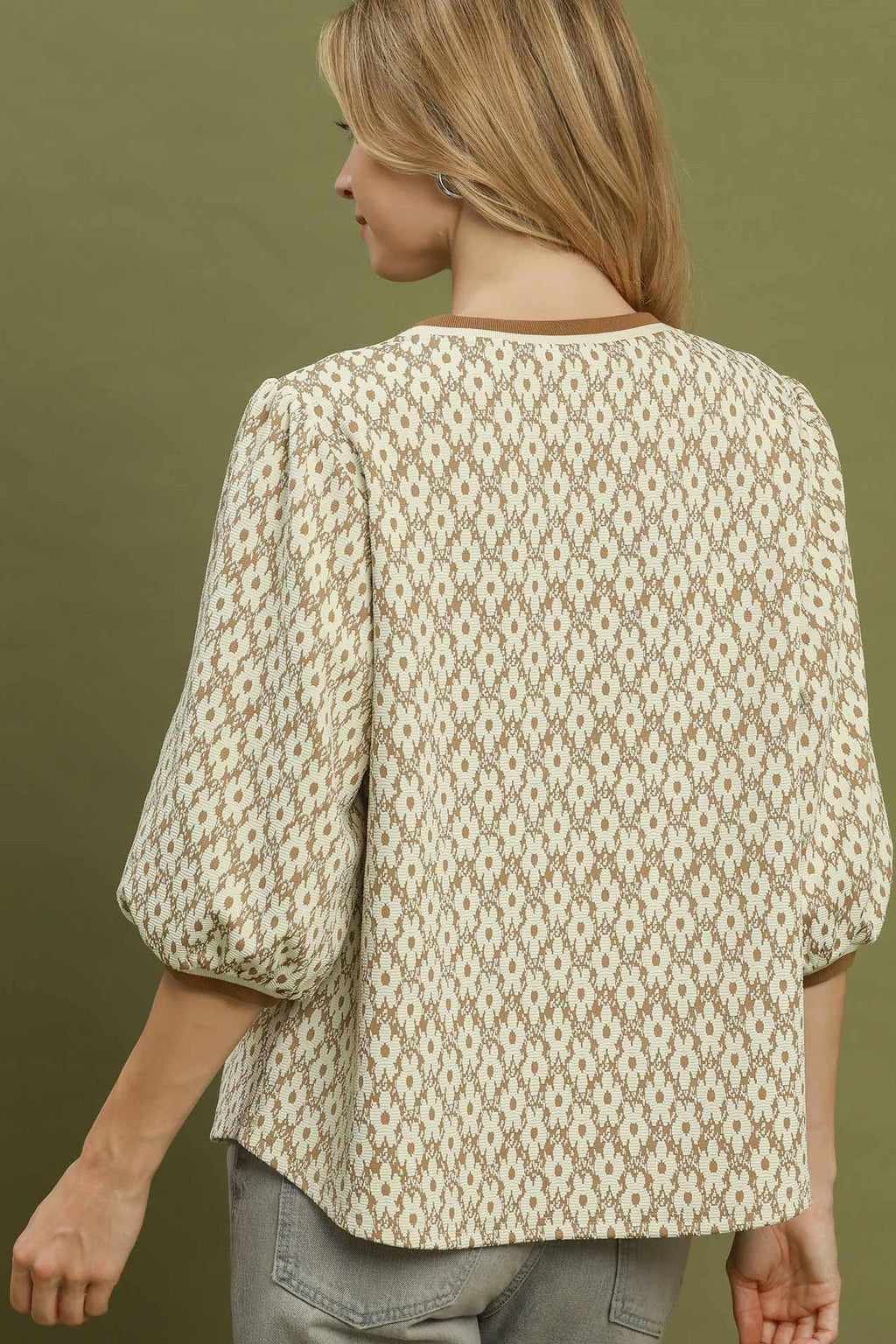 Floral Puff Sleeve Top