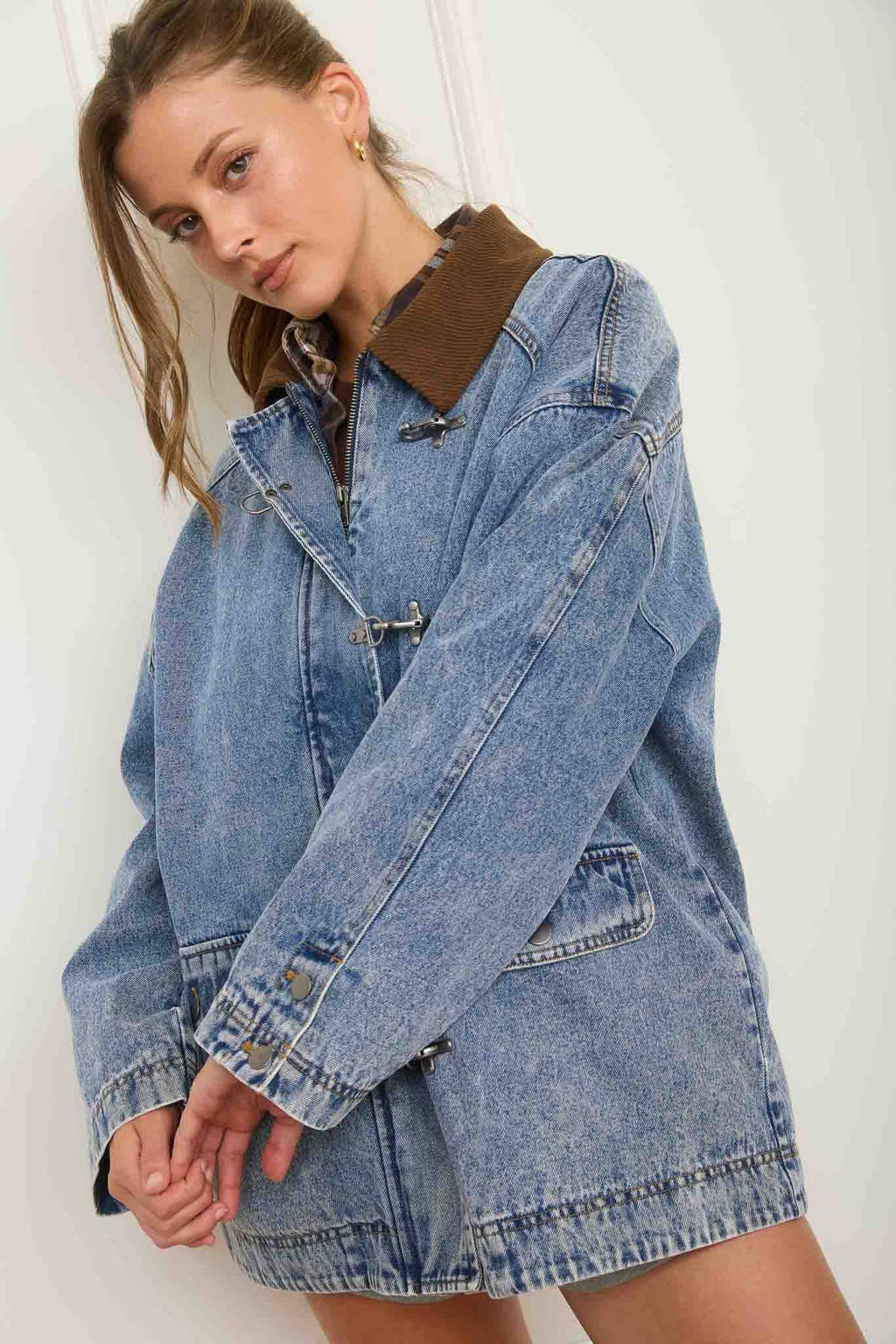 Corduroy Collar Barn Jacket